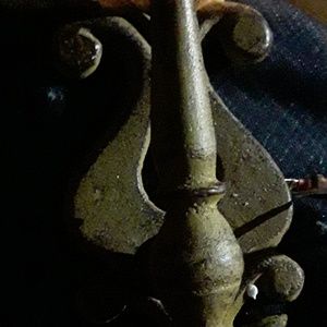 Cast Iron Long Victorian Door Knocker Rustic Brown